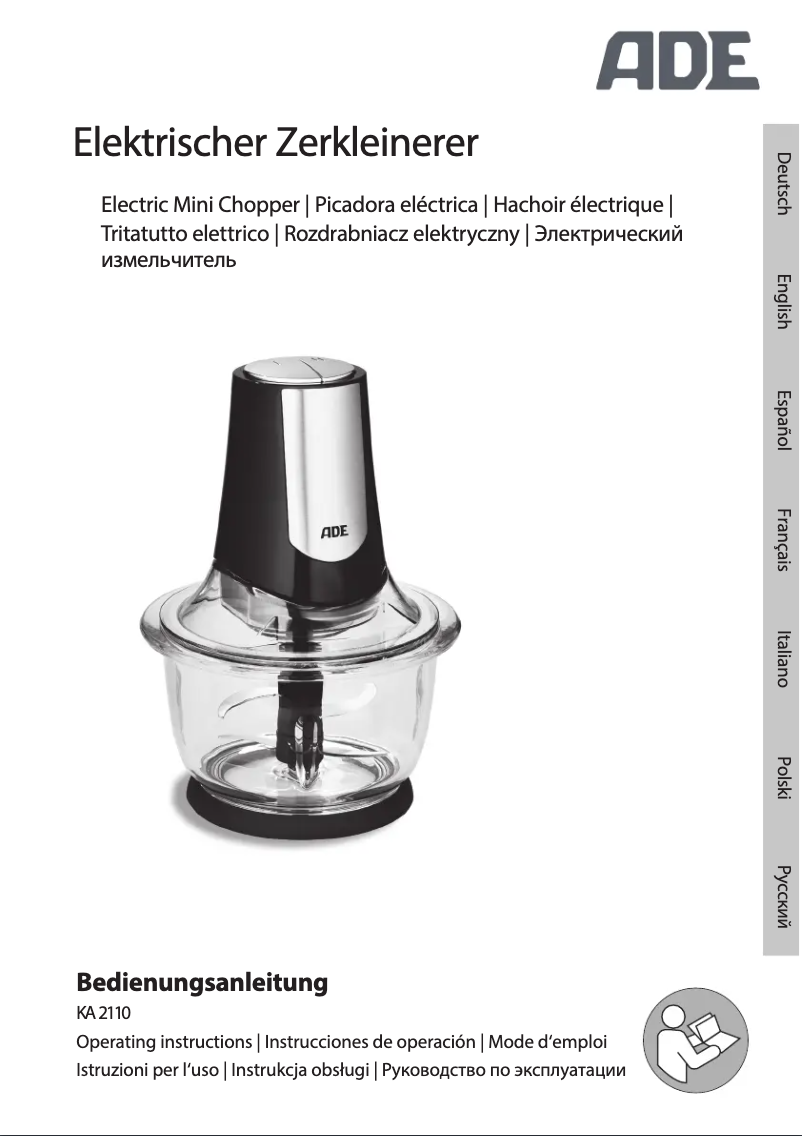 Page 1 de la notice Manuel utilisateur ADE KA 2110