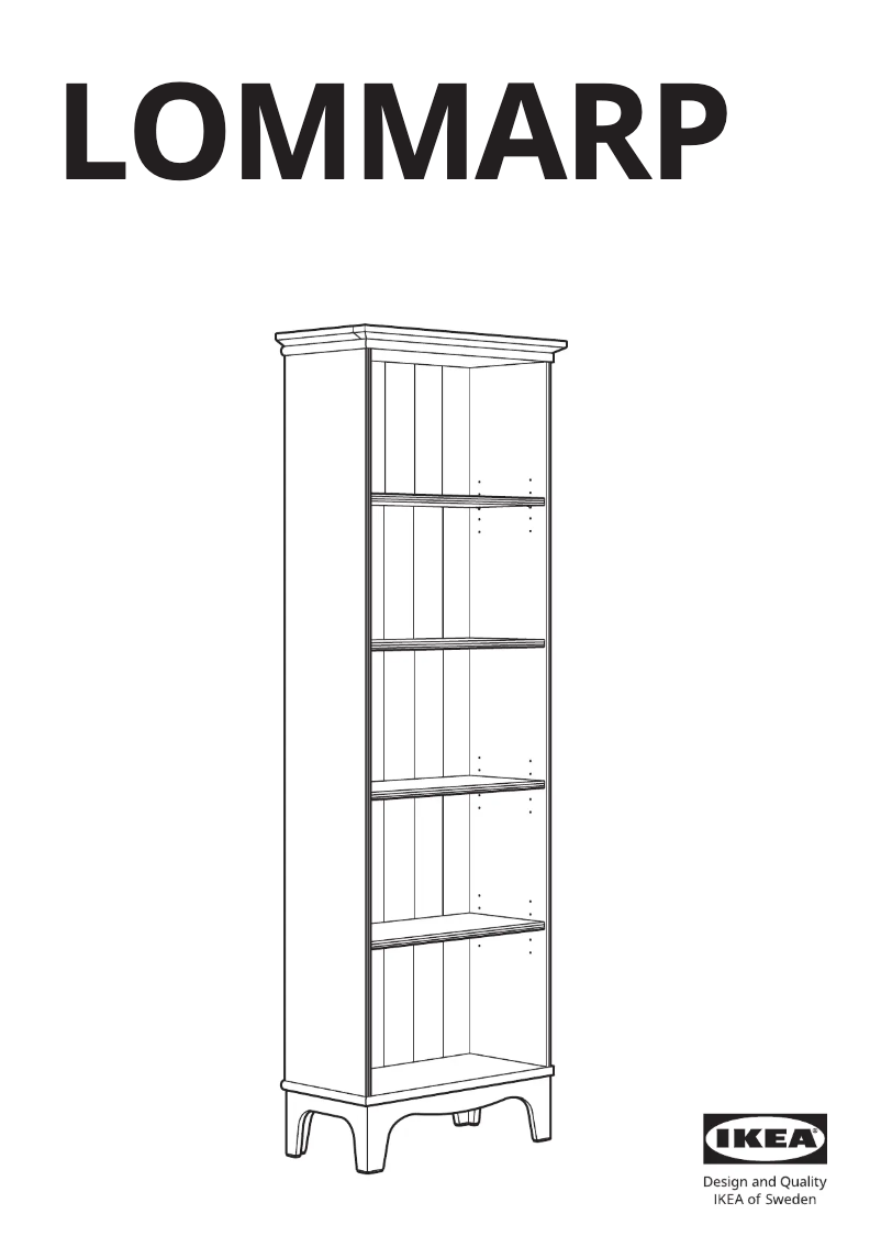 Página 1 del manual Manual de usuario Ikea LOMMARP 404.369.91