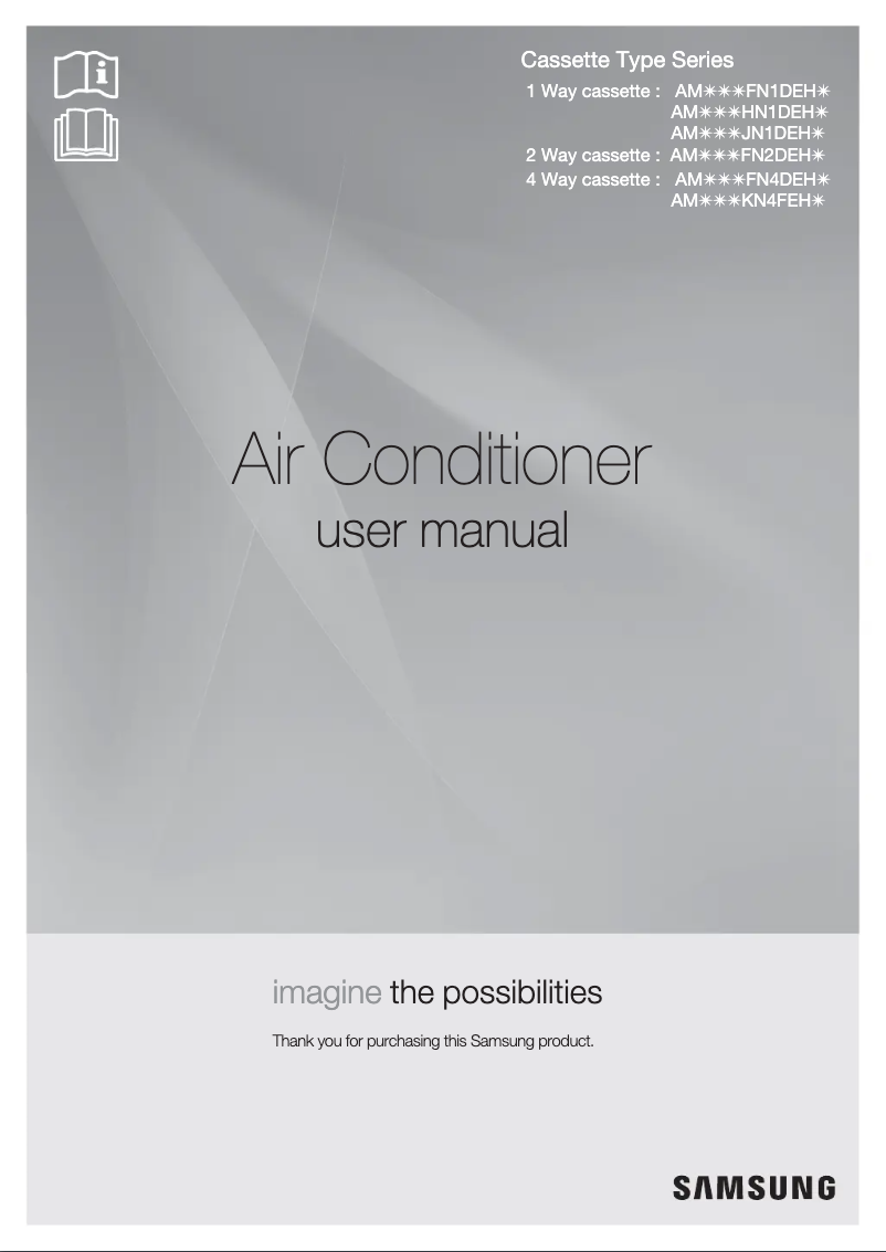 Page 1 de la notice Manuel utilisateur Samsung AM022FN1DEH/EU