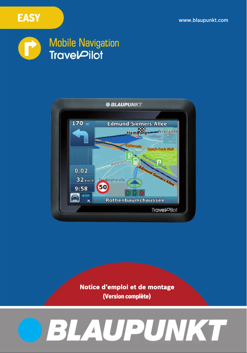 Image de la première page du manuel de l'appareil TravelPilot Easy