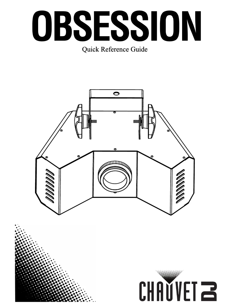 Page 1 de la notice Manuel utilisateur Chauvet Obsession