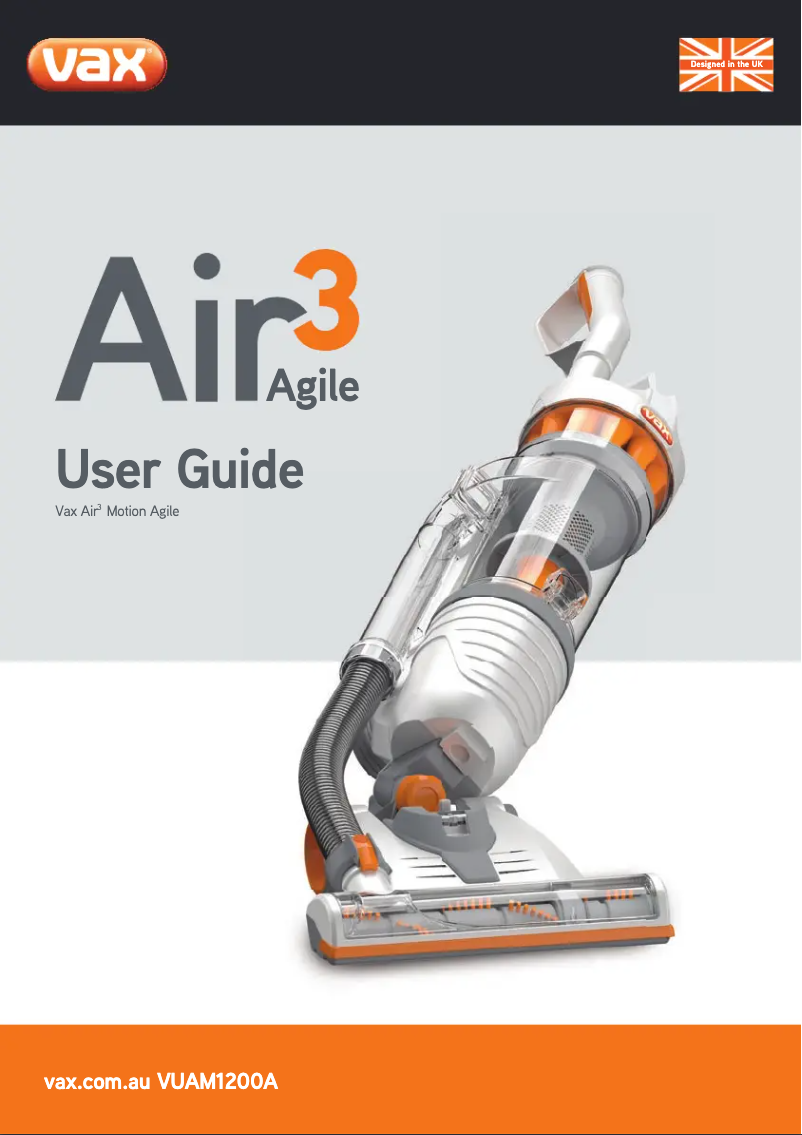 Image de la première page du manuel de l'appareil Air 3 Agile VUAM1200A