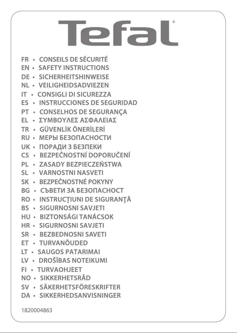 Image de la première page du manuel de l'appareil Classic PP1133