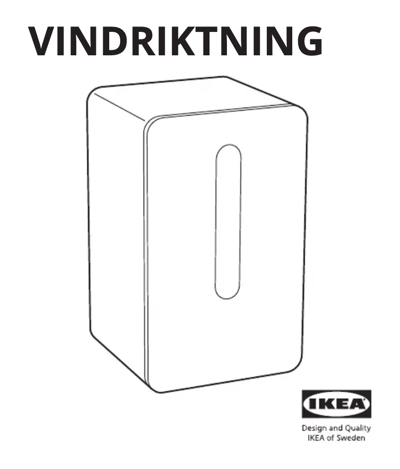 Image de la première page du manuel de l'appareil VINDRIKTNING 804.982.46