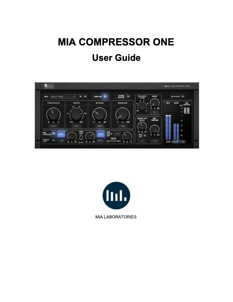 Image de la première page du manuel de l'appareil Compressor ONE