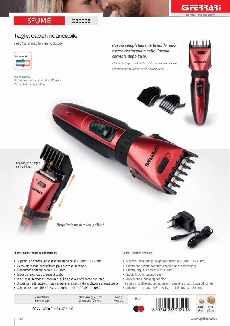 Page 1 de la notice Manuel utilisateur Ferrari Sfumè