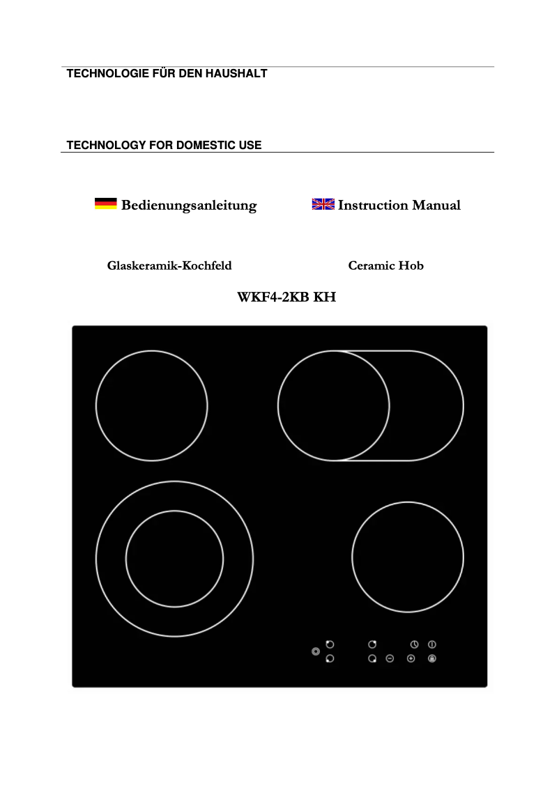 Page n°1 - Manuel utilisateur Wolkenstein WKF4 2KB KH