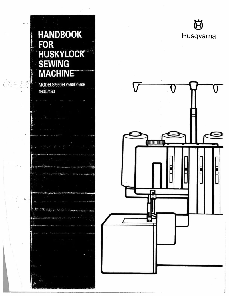 Page 1 de la notice Manuel utilisateur Husqvarna Huskylock 460D