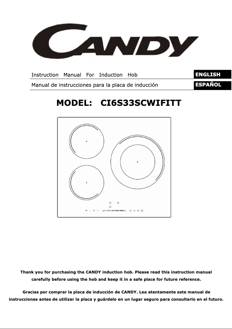 Image de la première page du manuel de l'appareil CI6S33SCWIFITT