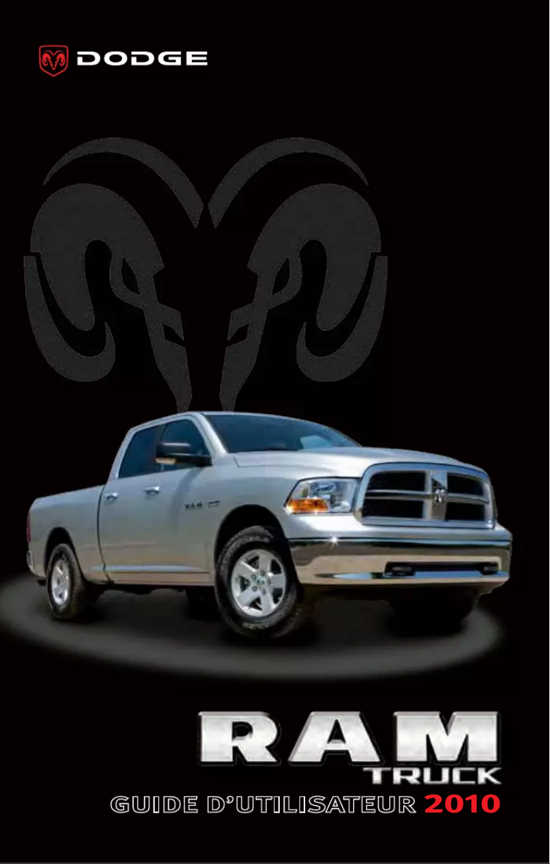 Page 1 de la notice Manuel utilisateur RAM 1500 (2010)