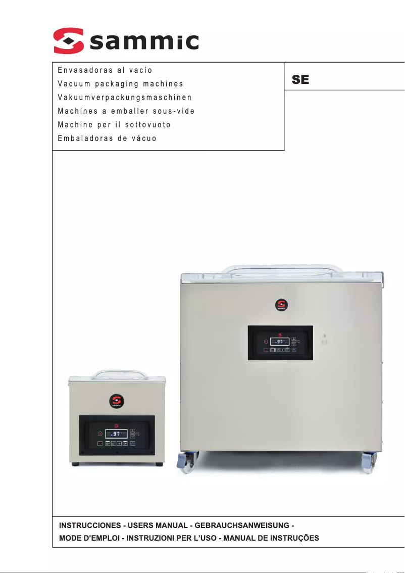 Page 1 de la notice Manuel utilisateur Sammic SE-520