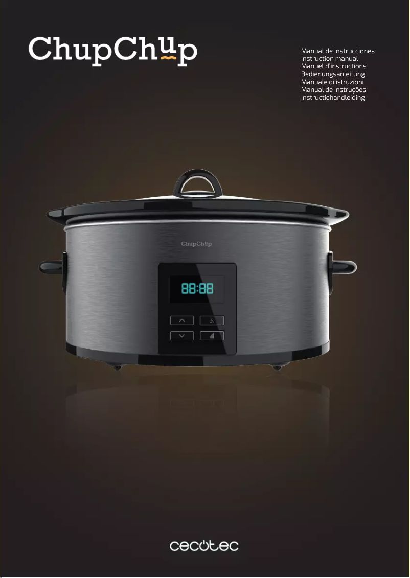 Page 1 de la notice Manuel utilisateur Cecotec ChupChup