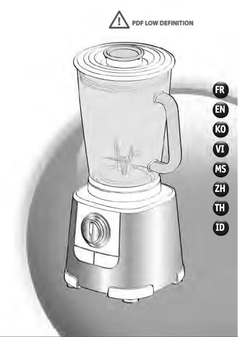 Página 1 del manual Manual de usuario Tefal Mastermix BL800G