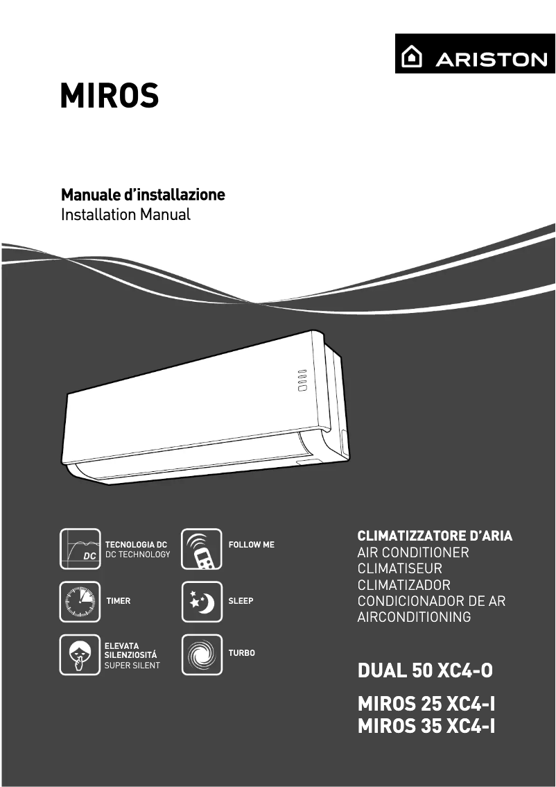 Image de la première page du manuel de l'appareil Miros 25 XC4-I