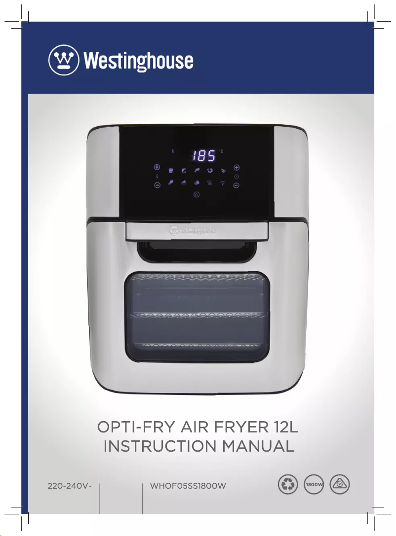 Page 1 de la notice Manuel utilisateur Westinghouse WHOF05SS