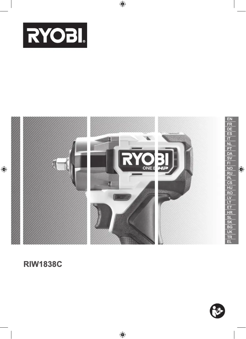 Page n°1 - Manuel utilisateur RYOBI One+ RIW1838C
