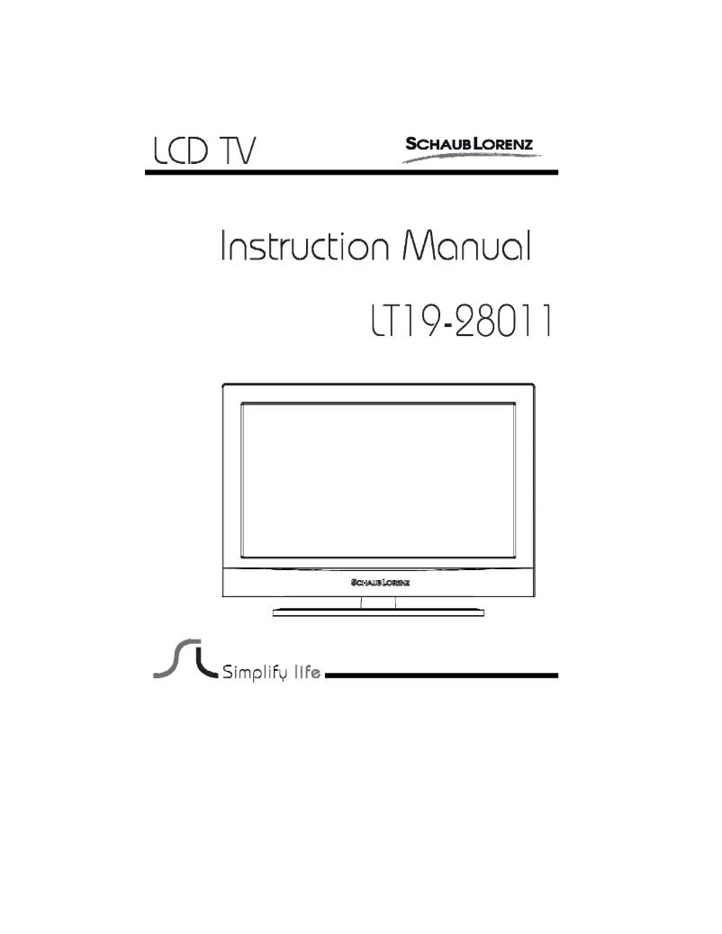 Página 1 del manual Manual de usuario Schaub Lorenz LT19-28011