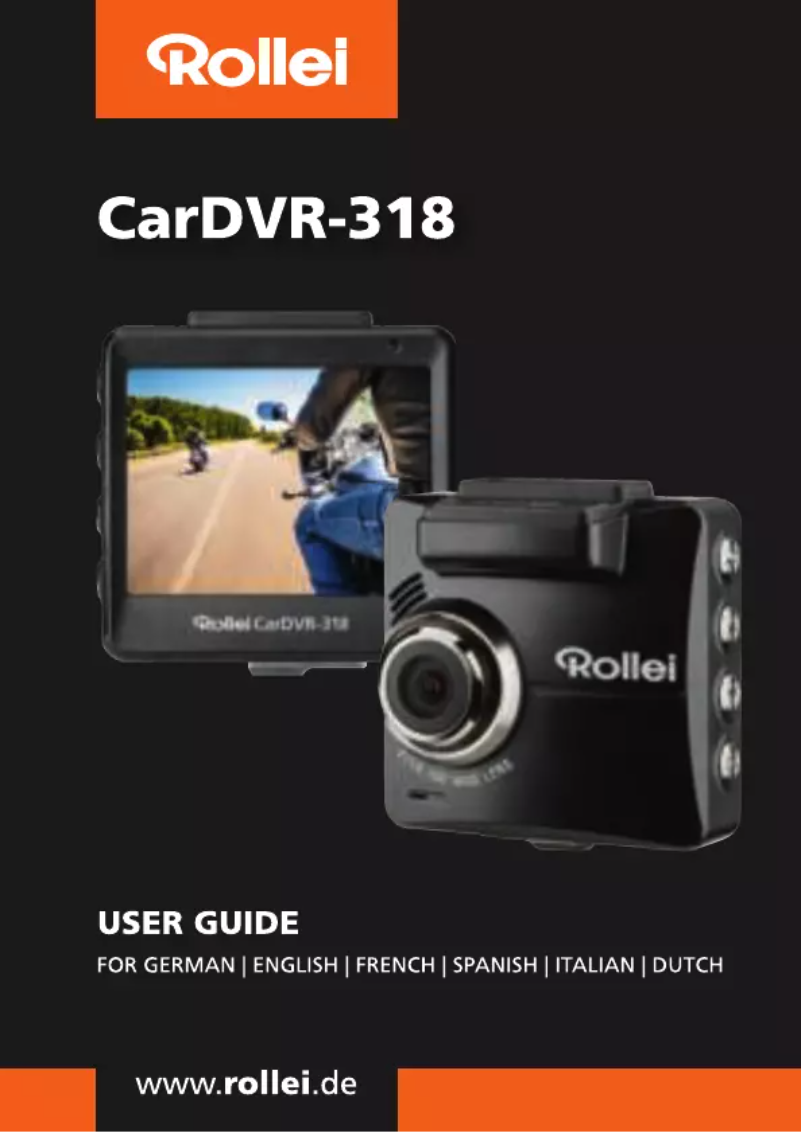 Image de la première page du manuel de l'appareil CarDVR-318