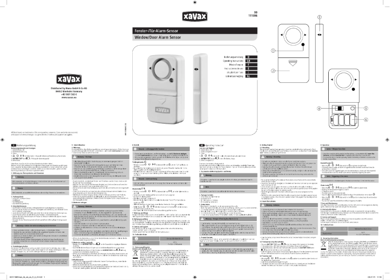 Page 1 de la notice Manuel utilisateur Hama 00111986