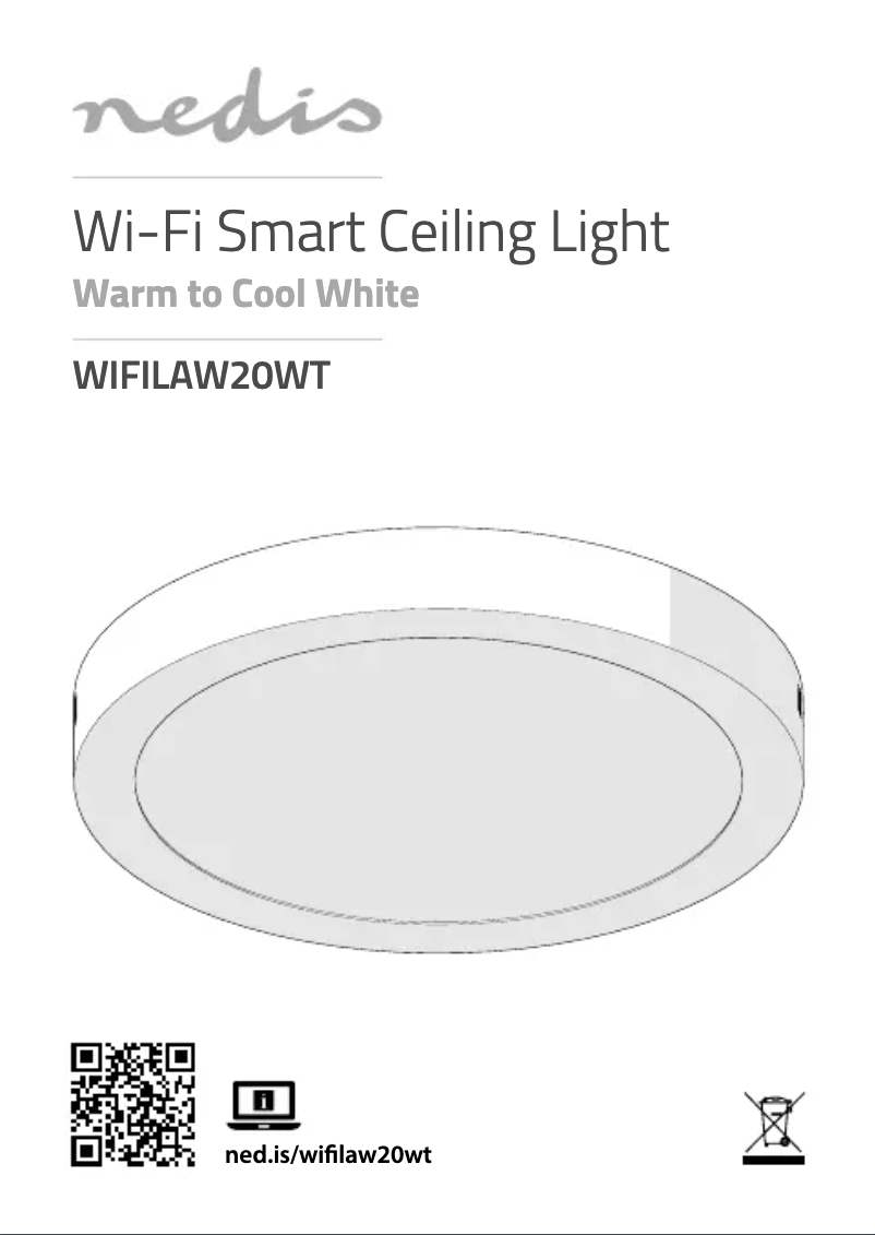 Page 1 de la notice Manuel utilisateur Nedis WIFILAW20WT