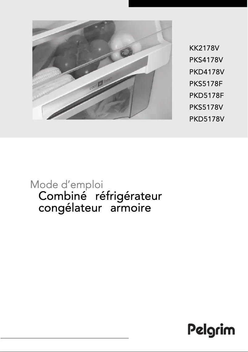 Page 1 de la notice Manuel utilisateur Pelgrim PKD4178V
