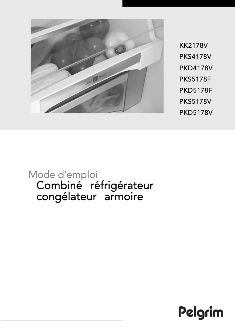 Page n°1 - Manuel utilisateur Pelgrim PKD4178V