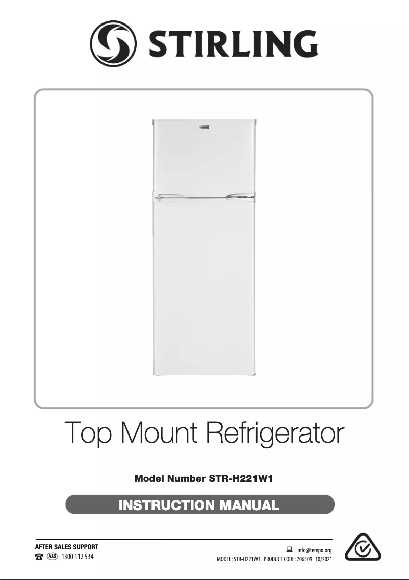 Page n°1 - Manuel utilisateur Stirling STR-H221W1