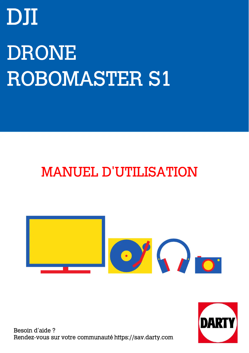 Page 1 de la notice Manuel utilisateur DJI RoboMaster S1