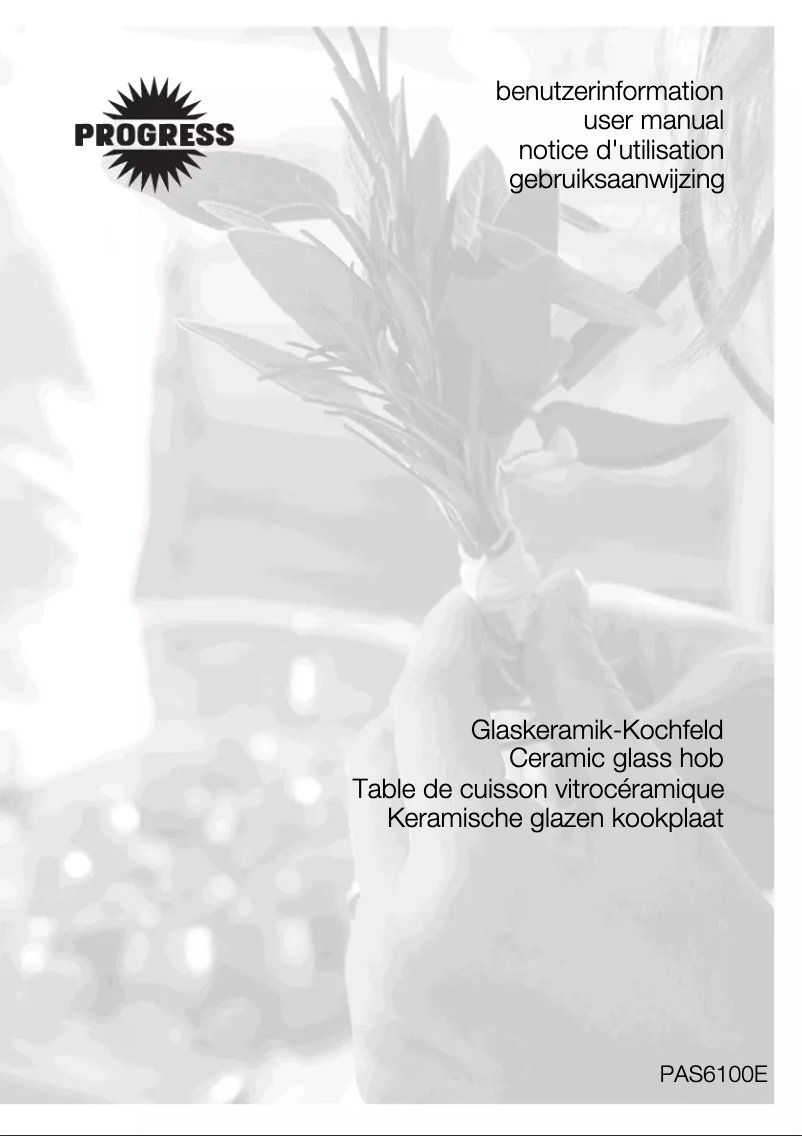 Página 1 del manual Manual de usuario Progress PAS6100E