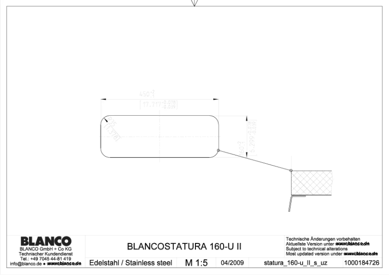 Image de la première page du manuel de l'appareil STATURA 160-U II