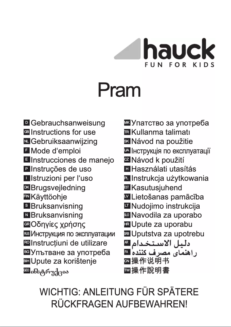 Page n°1 - Manuel utilisateur Hauck Lacrosse All in One