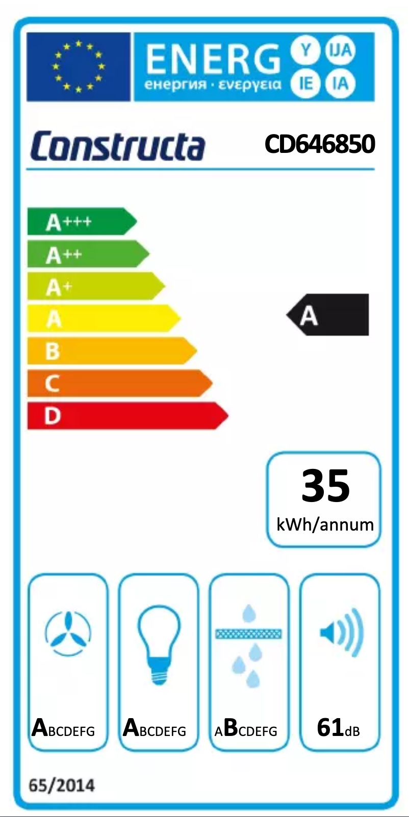 Page n°1 - Label énergétique Constructa CD646850