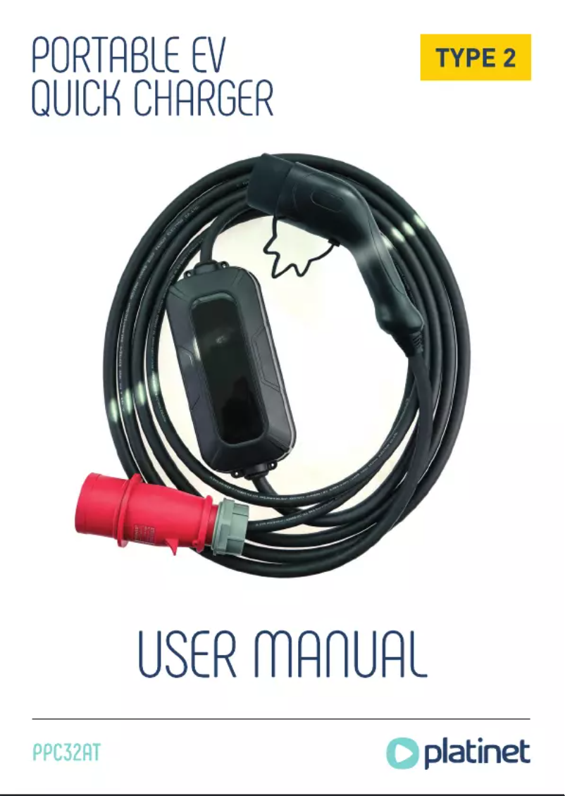 Page 1 de la notice Manuel utilisateur Platinet PPC32AT