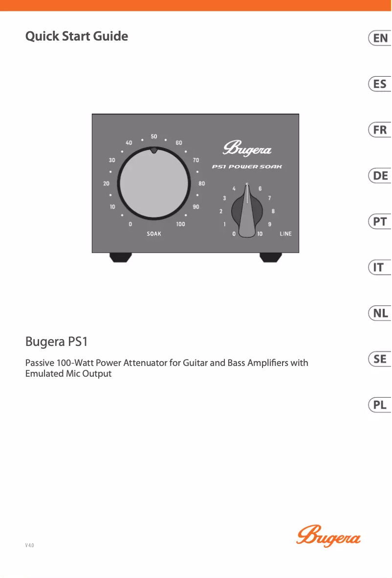 Image de la première page du manuel de l'appareil PS1
