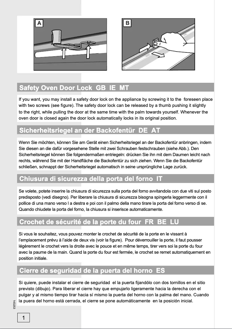 Page n°1 - Manuel utilisateur Mora VT 405 MX