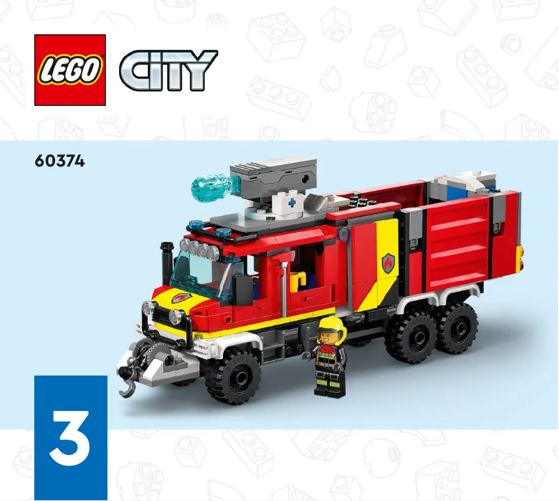 Page n°1 - Manuel utilisateur Lego City 60374