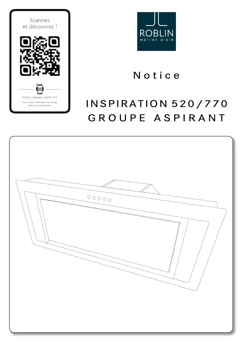 Page 1 de la notice Manuel utilisateur Roblin Inspiration 520