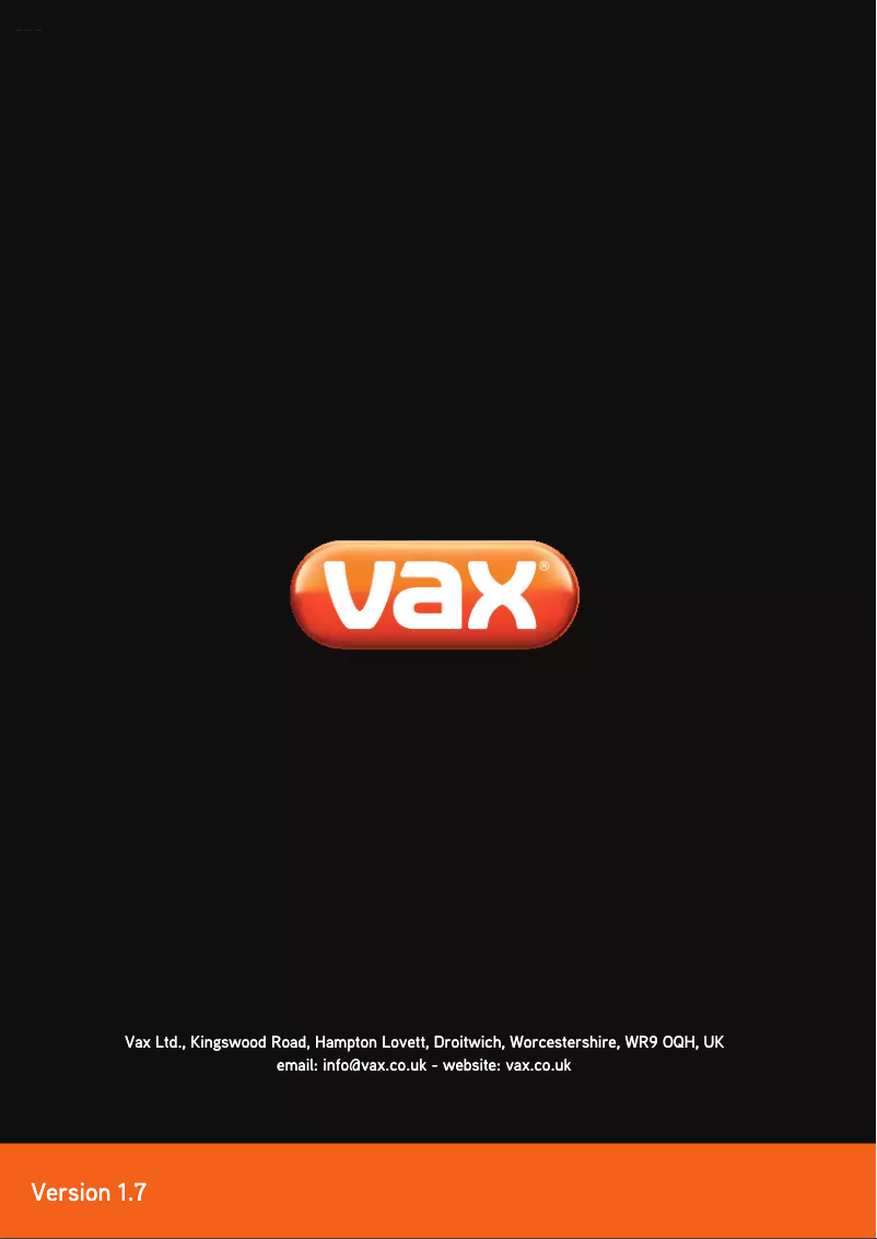 Page 1 de la notice Manuel utilisateur Vax Powermax VRS29M