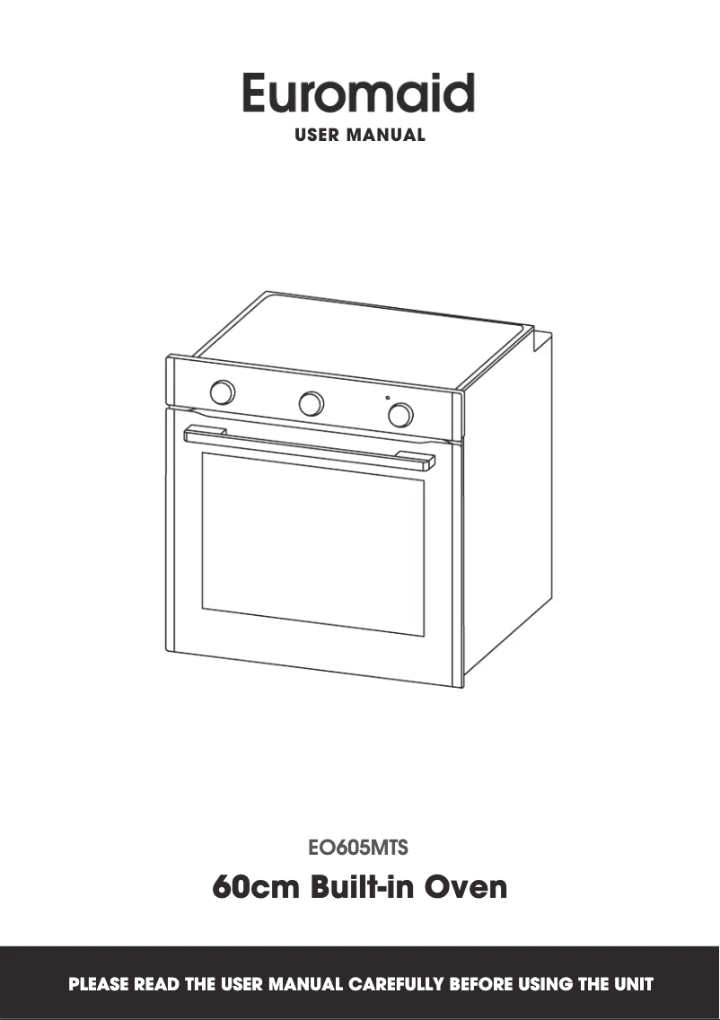 Image de la première page du manuel de l'appareil EO605MTS