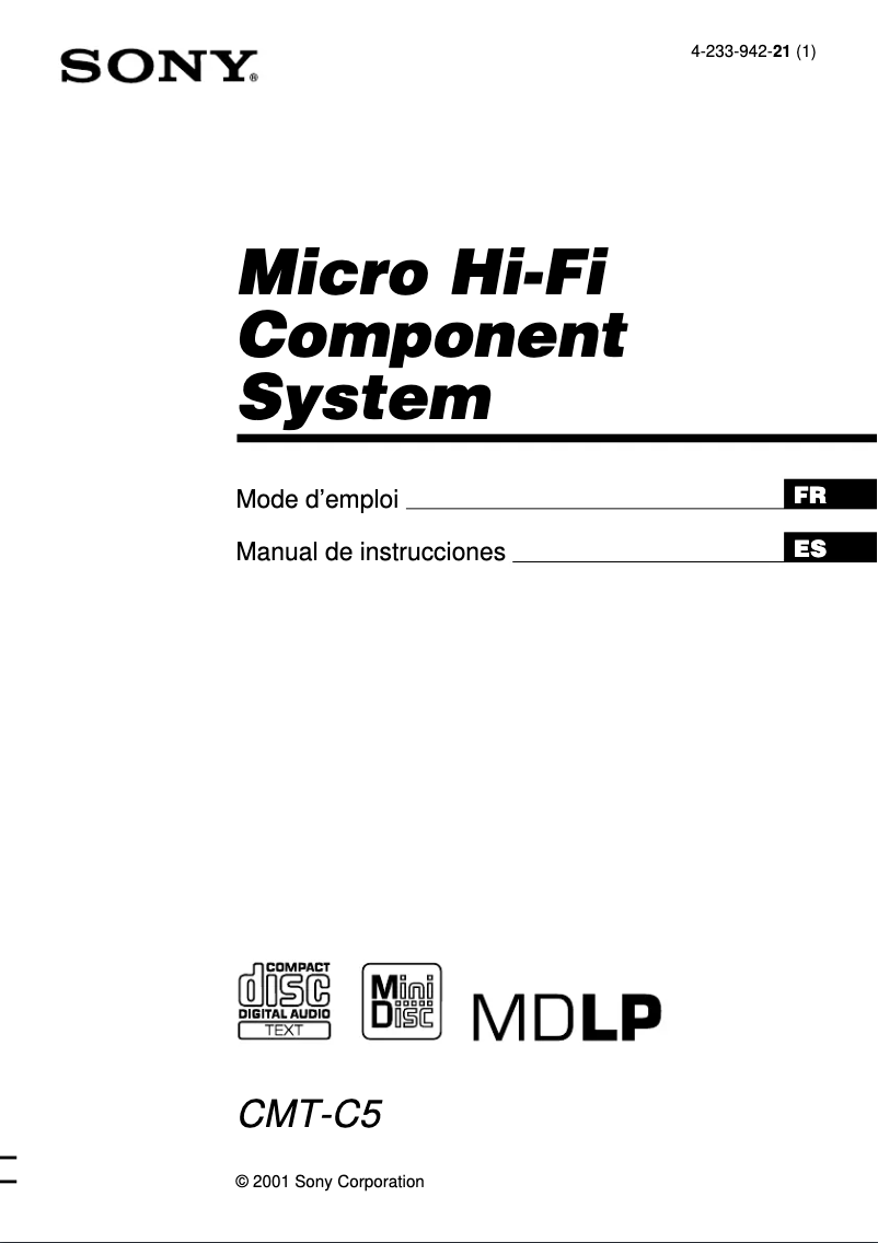 Image de la première page du manuel de l'appareil CMT-C5