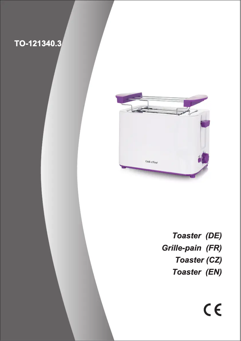 Image de la première page du manuel de l'appareil TO-121340