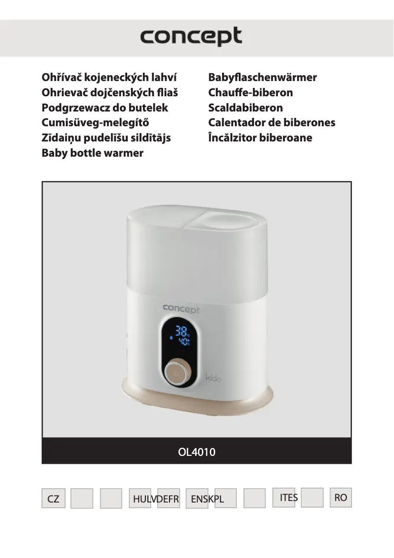 Image de la première page du manuel de l'appareil OL4010