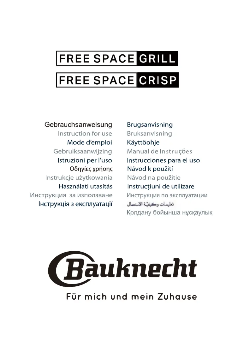 Page 1 de la notice Manuel utilisateur Bauknecht MF 206 SB