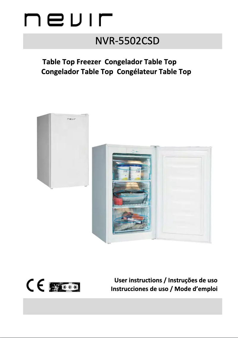 Page n°1 - Manuel utilisateur Nevir NVR-5502CSD