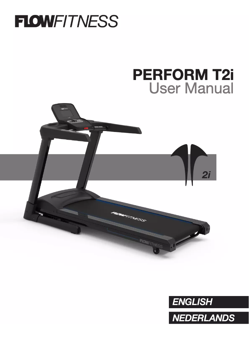 Page n°1 - Manuel utilisateur Flow Fitness T2i