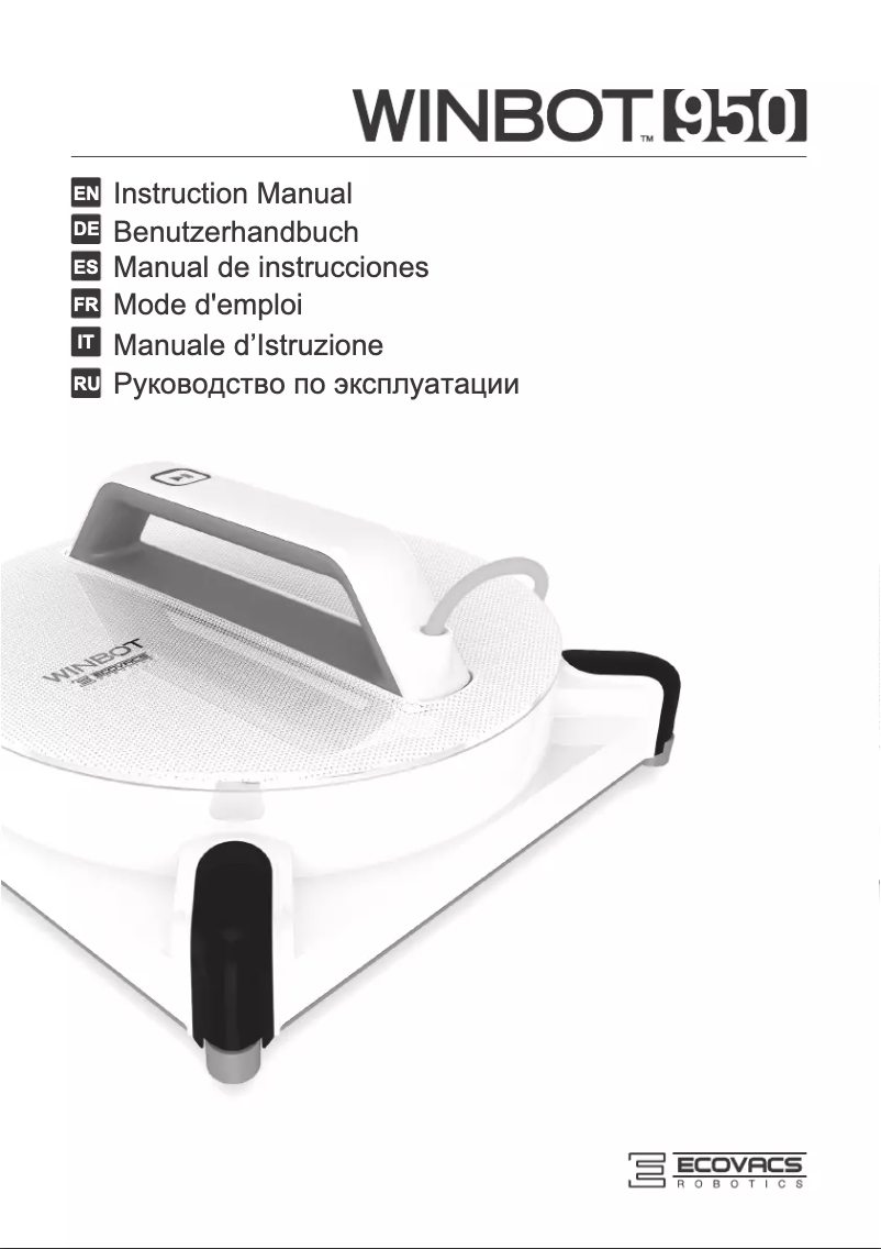 Page n°1 - Manuel utilisateur ECOVACS WINBOT 950