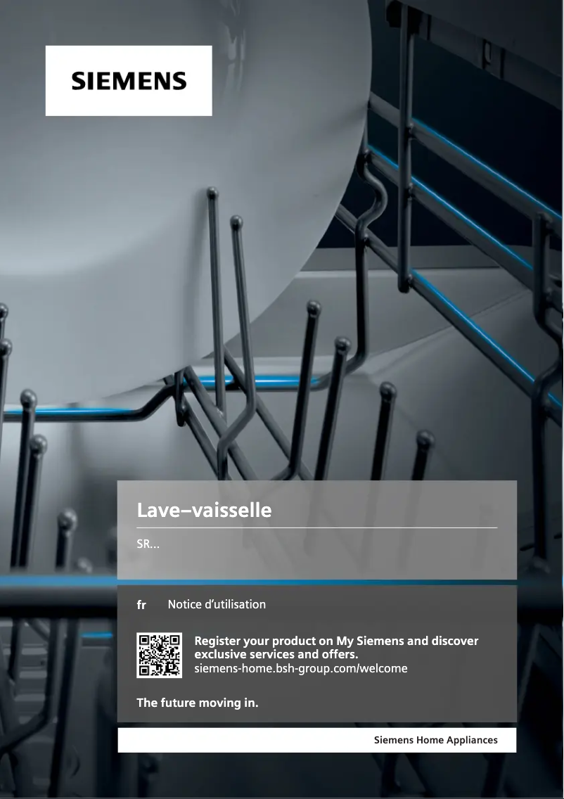 Page 1 de la notice Manuel utilisateur Siemens SR256I00TE