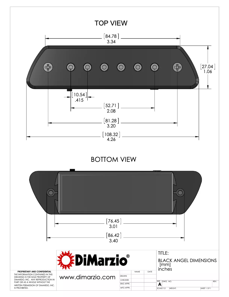 Imagen de la primera página del manual del dispositivo The Black Angel DP 234
