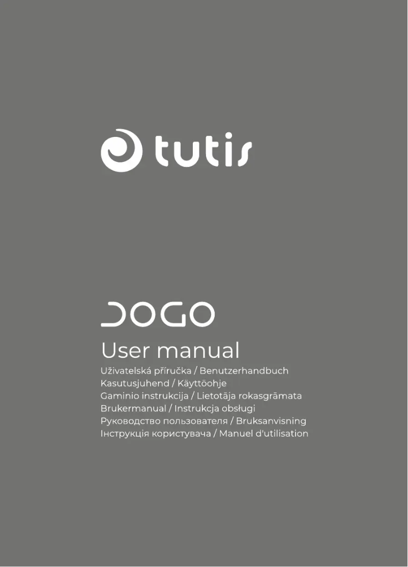 Page 1 de la notice Manuel utilisateur Tutis Jogo