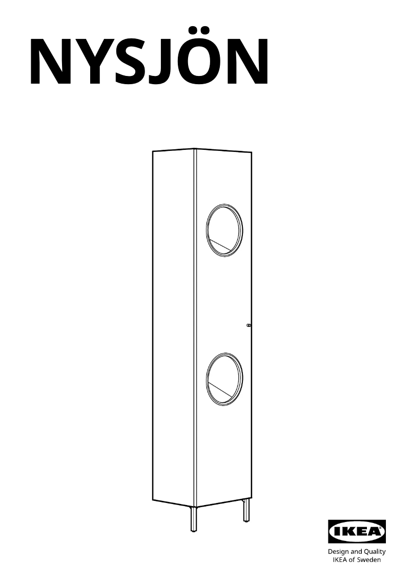 Imagen de la primera página del manual del dispositivo NYSJÖN 704.964.79